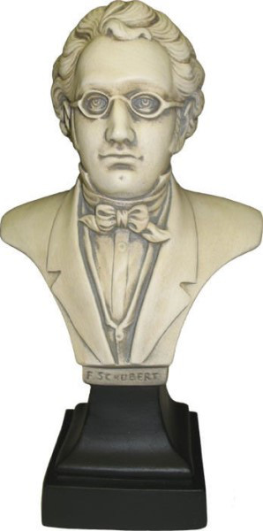 Composer Statues Sale - Bust of Schubert Franz Composer Portrait